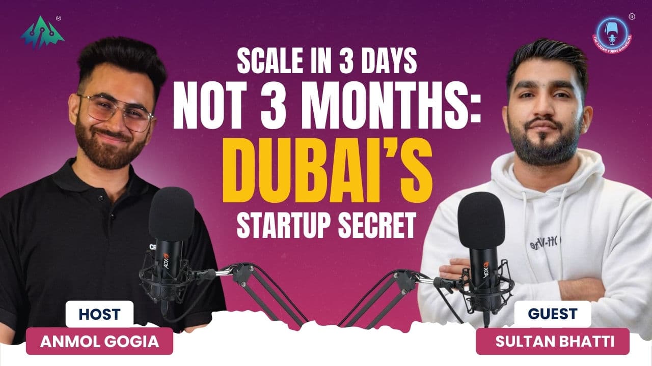Anmol Gogia and Sultan Bhatti on The Young Mavericks Apex Dialogues — Scale in 3 Days, Not 3 Months: Dubai's Startup Secret podcast thumbnail