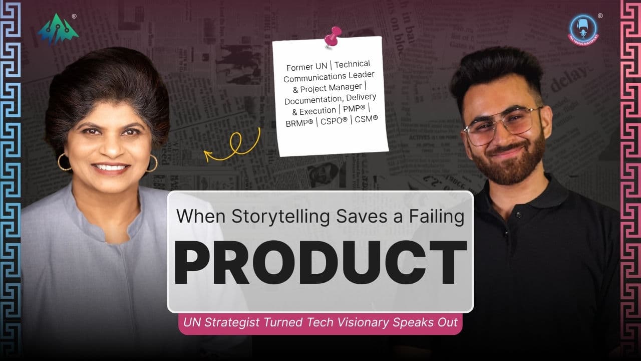 Anmol Gogia and Suryakantham Ravi on The Young Mavericks Apex Dialogues — When Storytelling Saves a Failing Product podcast thumbnail